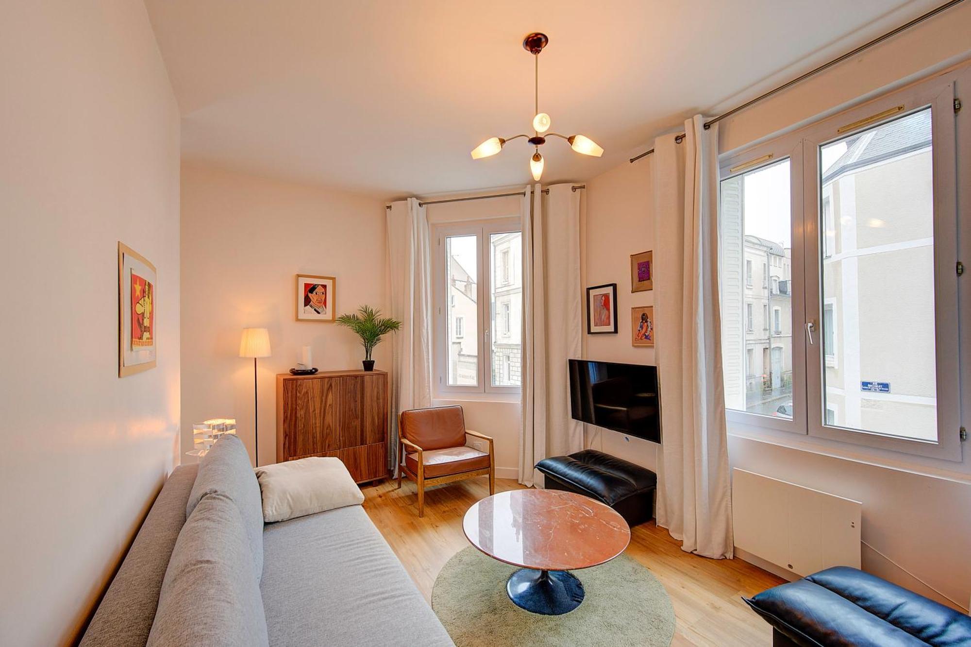 Ferienwohnung Chic Et Cosy - 5Mn De La Gare - Arrivee Autonome Tours Exterior foto